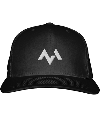 Embroidered Crest Snapback Trucker Cap